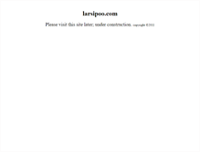 Tablet Screenshot of larsipoo.com